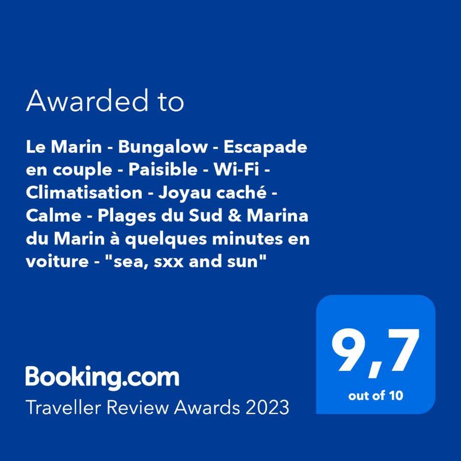 Le Marin - Bungalow Classe 3 Etoiles Tb Equipe & Confortable - Escapade En Couple - Paisible & En Toute Discretion - Wi-Fi - Climatisation - Calme & Serenite - Plages Du Sud, Centre De Carenage & Marina Du Marin Proche En Voiture - Acheminement Sur D Dış mekan fotoğraf